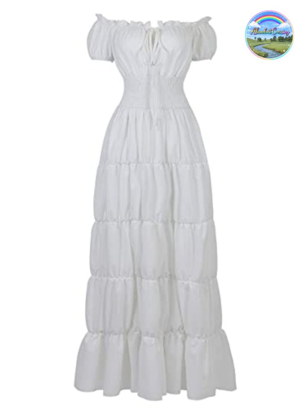Renaissance Peasant Dress Off Shoulder Costume Halloween Cosplay